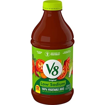 $29.49 • Buy V8 Low Sodium Original 100% Vegetable Juice, Vegetable Blend With Tomato Juic...