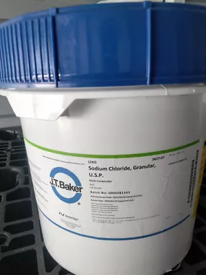 JT Baker® 3627-07 Sodium Chloride Granular USP Grade Multi-Compendial Grade  • $129