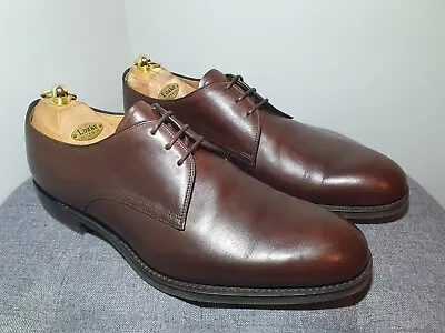 Loake  'Gable' Brown Derby Dress Shoes  9.5G Dainite Style Sole Immaculate • £100