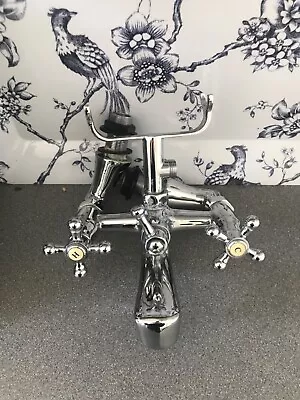 Mixer Tap Victorian Style Bath Taps With Shower Attachment • £59