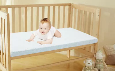 Memory Foam Crib Mattress & Baby Toddler Mattress 38x26x3  With Removable Cover • $29.99