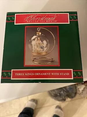 House Of Lloyd 1994 Christmas Around The World Three Kings Ornament W/ Stand • $24.90