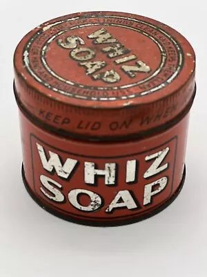 Vintage 1930’s Whiz Soap Tin Can The Davies-Young Soap Co. • $35