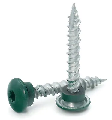 #10 Torx Low Profile Roofing Screws Mechanical Galvanized | Forest Green Finish • $339