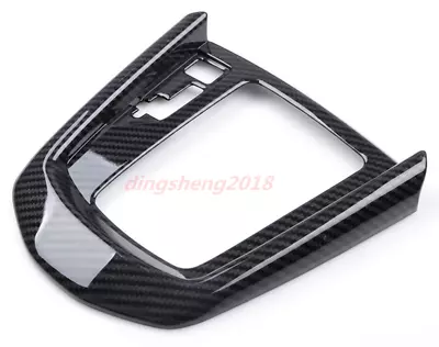 Carbon Fiber Interior Big Gear Shift Frame Cover For Mazda CX-3 CX3 2017-2019 • $36