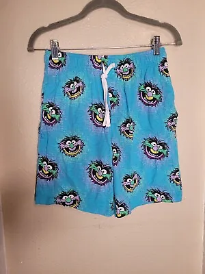 Muppets Animal Pajama Shorts Womens Xs Blue Sleepwear Disney  • $17