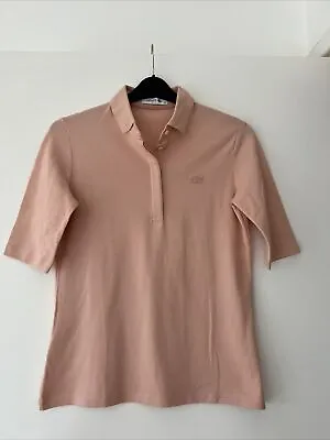 £20 • Buy Lacoste Polo T Shirt  Pink Size 42 Women In Great Condition