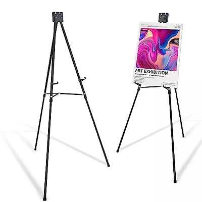 Falling In Art Extra Large 70  High Tripod Display Easel Heavy Aluminum Stand • $53.41