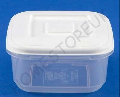 Whitefurze Square Plastic Food Tub Storer Storage Container Cake Lunch Box  • £5.95