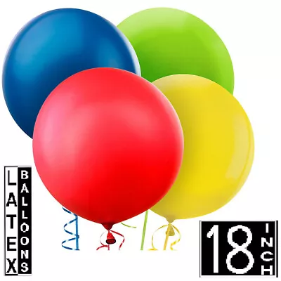 Small Size Pack Of 2 Large/Big Latex Balloons Of 18  Free Postage Special Price. • £3.99