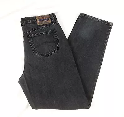 VTG 80/90s Union Bay Black Denim Jeans Men's Sz 36x32 Unionbay Skate Grunge • $29.99