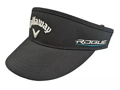 Gallaway Rogue Odyssey Black Tour Authentic High Crown Adjustable Golf Visor • $22.99