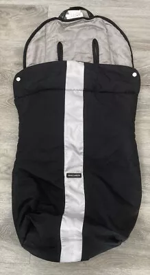 £18 • Buy Maclaren Techno XT Padded Footmuff / Cosytoes Stroller / Pushchair Black & Grey