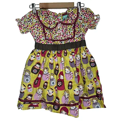 Matilda Jane Size 3T Girls Anastasia Russian Nesting Doll Dress Character Counts • $30