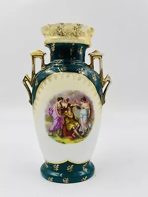 Antique Victoria Austria Carlsbad Porcelain Vase 11” • $39.99