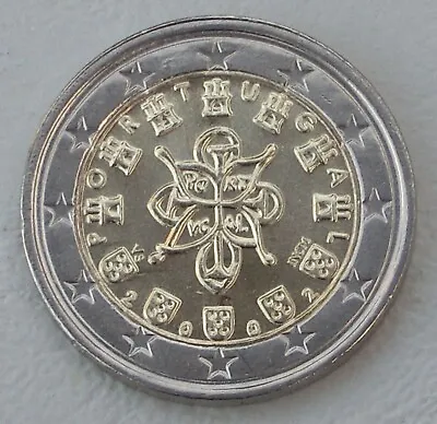 Portugal 2 Euro Very Rare Coin  2002 • $8