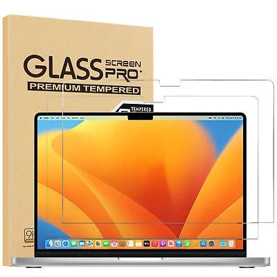 For Apple MacBook Pro 14  13  Air 15  Glass Screen Protector Cover Case Friendly • $12.99