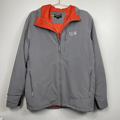 Mountain Hardwear Winter Jacket Coat Grey Orange Mens Size XLT XL Tall Snow Ski • $62