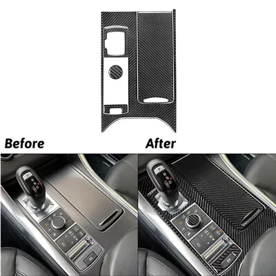 5Pcs Carbon Fiber Console Panel Cover Trim For Land Range Rover Sport 2014-2017 • $75.77