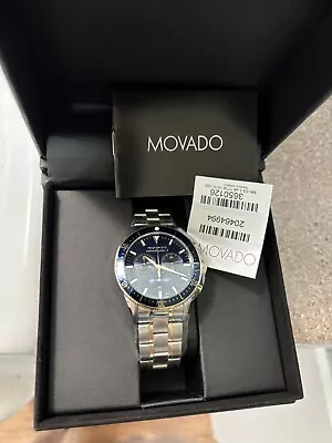 Movado Heritage Calendoplan S Chronograph Men’s Watch 3650126 • $1400