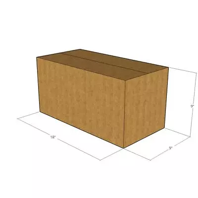 18x9x9 New Corrugated Boxes For Moving Or Shipping Needs 32 ECT • $31.73
