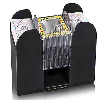 Cacele 1-6 Decks Automatic Card Shuffler Battery-Operated For UNOPhase10 T... • $29.86