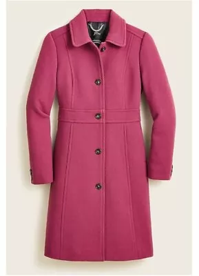 NWT-22PT6-J.Crew Classic Lady Day Coat In Double-cloth Wool (Thinsulate®) • $398