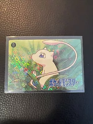 Japanese Mew #223 Pokémon Vintage Prism Vending Sticker Bandai Cardass 7 • $8