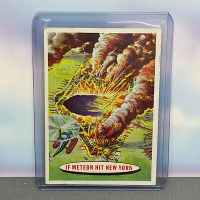 1957 Topps Space Cards If Meteor Hit New York #24 T.c.g. • $10