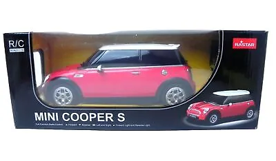 RASTAR 1:14 RC MINI COOPER S REMOTE CONTROL RC RED Toy Car - NIB NEW • $47.82