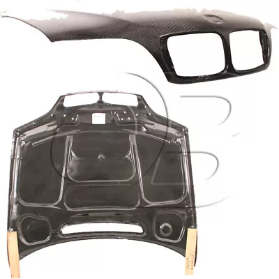 E46 4DR OEM Look Hood 1 Piece For 3-Series BMW 02-05 Carbon Creations Ed2_1 • $778