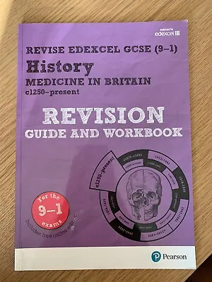 Revise Edexcel GCSE (9-1) History Medicine In Britain Revision Guide Workbook • £4