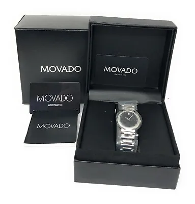 Movado Ladies Watch Concerto 0606419 Silver Stainless Steel / 30mm Case / In Box • $410