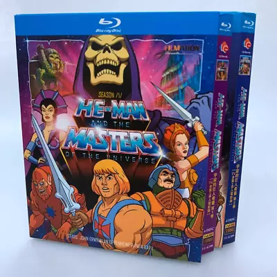 He-Man And The Masters Of The Universe Season 1-2 Blu-ray BD 8 Disc Boxed • $53.58