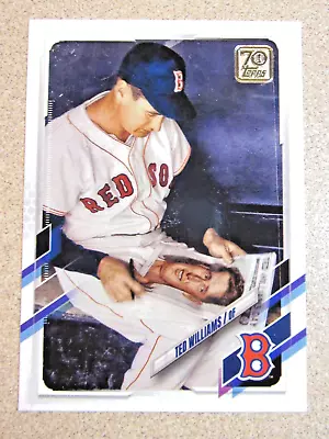 2021 Topps Series 2 #491 Ted Williams Sp Short Print Variation Boston Red Sox • $8.99