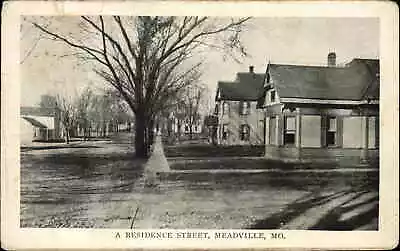 Meadville Missouri MO Residence St. C1910 Postcard • $7.91