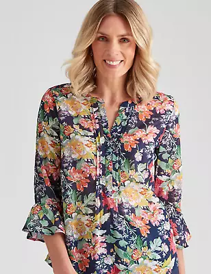 NONI B - Womens Tops -  Flare Sleeve Top • $16.65