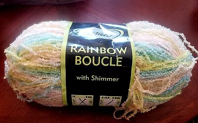 Sensations Jo-Ann Rainbow Boucle Yarn - Many Colors 11 Oz • $17.50