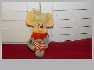 Vintage Elf Mouse Hugger Poseable Vinyl Face 5  Japan • $9.99