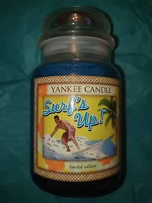 Yankee Candle Large Jar Surfs Up Limited Edition Retired Scent 2015 Pour  • £24