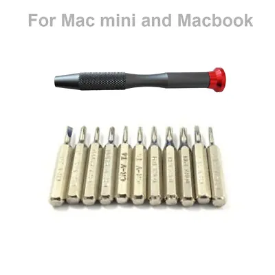 Screwdriver Bits TR6 T8H TR9 1.2 1.5 P5 Y2.0 Macbook Mac Mini SSD Hex System 4 • $13.99