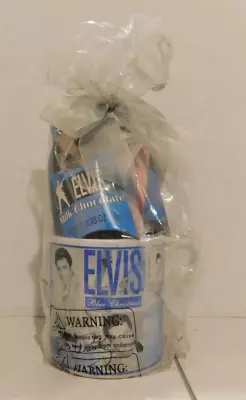 ELVIS Presley Signature Blue Christmas Oversized Mug  Gift Set - Collectors • $12.99