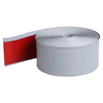 Vinyl Wall Base Baseboard Molding Trim 4 X 40FT Flexible Self Adhesive Grey • $65