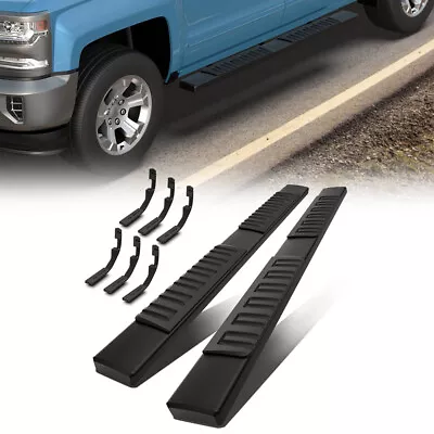 2PCS 6  Nerf Bars Running Boards For Chevy Silverado GMC Sierra 1500 Crew Cab • $122.88