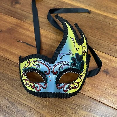 Maschera Del Galeone Handmade Venice Mask Mardi Gras Costume Ball Halloween • $11.95