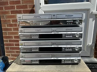 Faulty Panasonic DMR-E75V  + DMR-ES30V DVD/VHS Recorders • £49.99