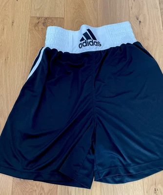 £8 • Buy Men's Adidas Boxing Shorts Black UK Size M New In Black And White New