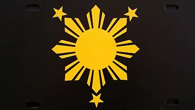 $4.50 • Buy Philippines Filipino Pinoy Flag Logo Sticker V3 W/ Free 1  X 1  Flag Decal