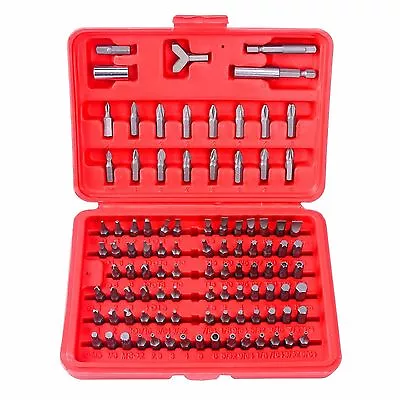 VCT Premium Tool Set Security Bit Chrome Vanadium Steel Torx Hex 100 Pcs. Kit • $15.95