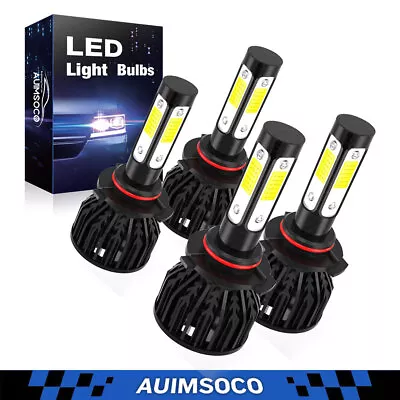 9005 9006 Led Headlight Bulbs Combo 300% Brightness 6500K Cool White Hi-Lo Beam • $39.99